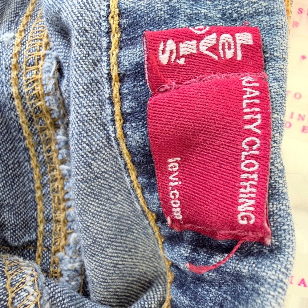 Vintage Levi's Jeremy Flare Jeans Size 12 M Y2K Patch Pocket 26” Inseam